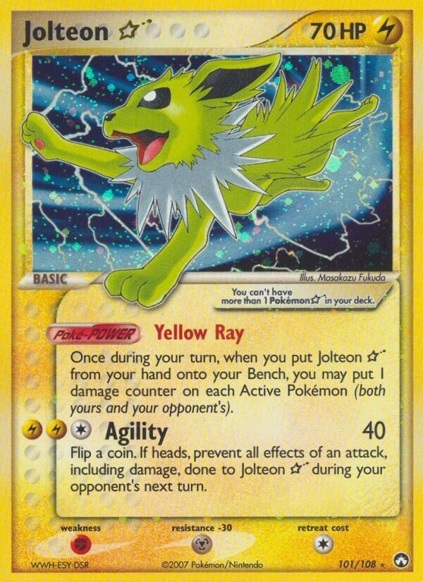 Image for Jolteon Star (101/108) (EX Power Keepers) (PK) - Pokemon