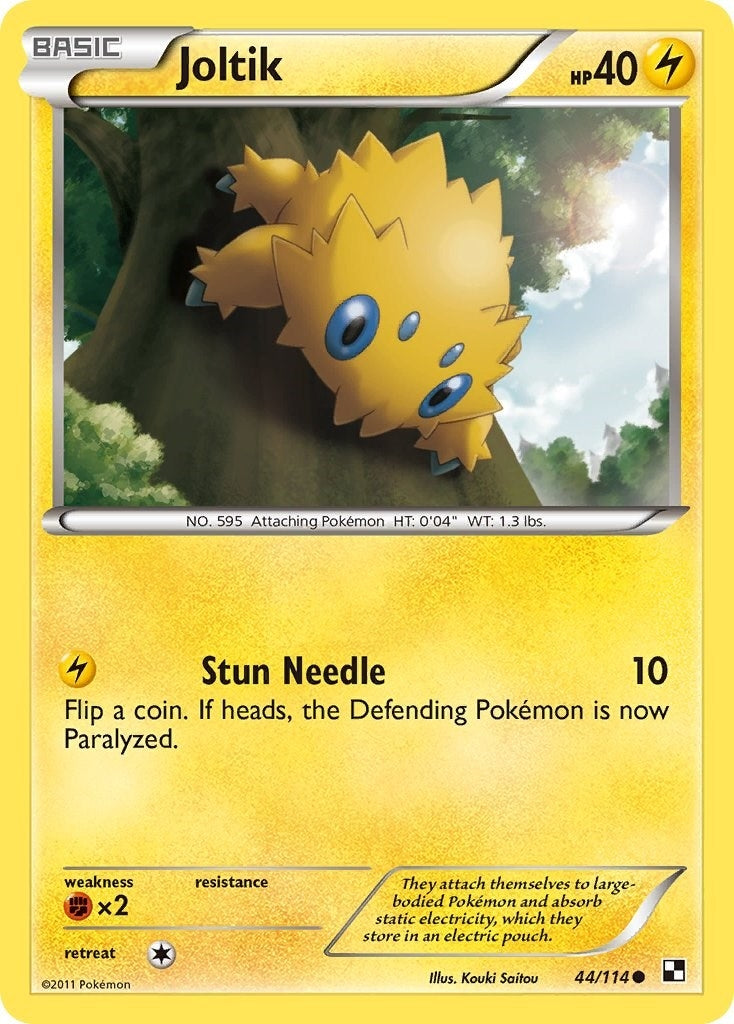 Image for Joltik (44) (44/114) (Black and White) (BLW) - Pokemon