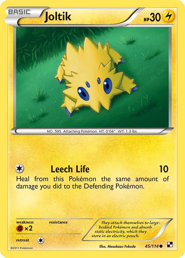 Image for Joltik (45) (45/114) (Black and White) (BLW) - Pokemon