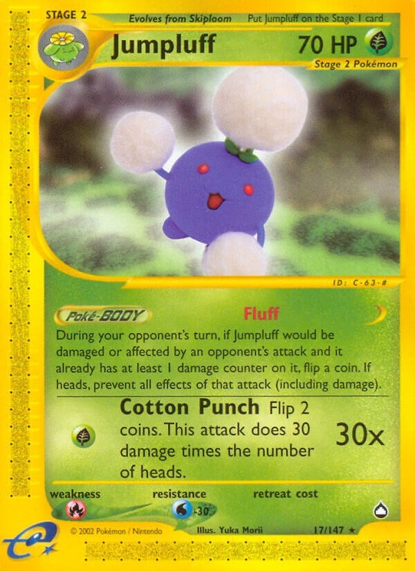 Image for Jumpluff (017/147) (Aquapolis) (AQ) - Pokemon