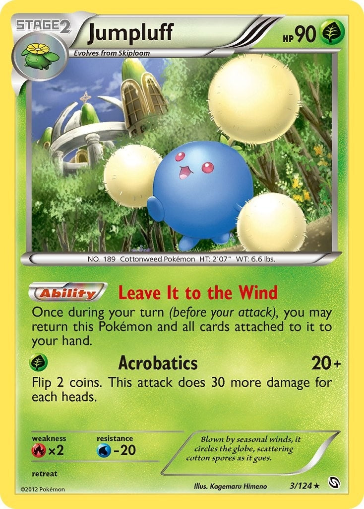 Image for Jumpluff (3/124) (Dragons Exalted) (DRX) - Pokemon