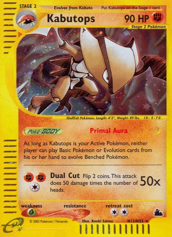 Image for Kabutops (H13) (H13/H32) (Skyridge) (SK) - Pokemon