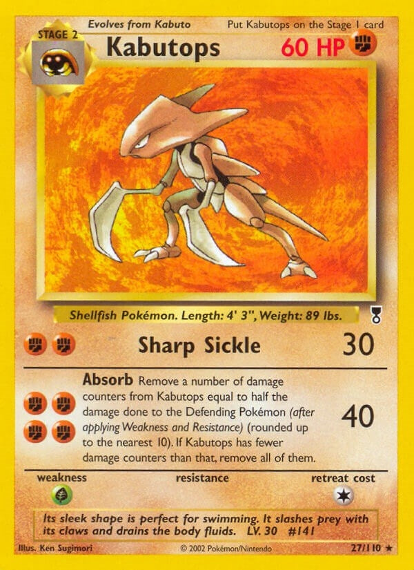 Image for Kabutops (027/110) (Legendary Collection) (LC) - Pokemon