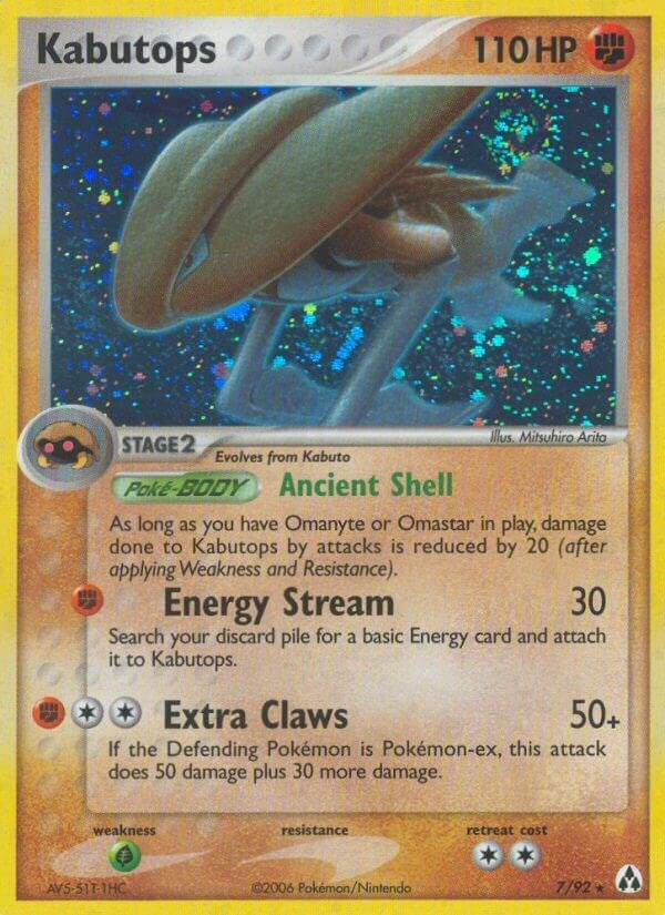 Image for Kabutops (7/92) (EX Legend Maker) (LM) - Pokemon