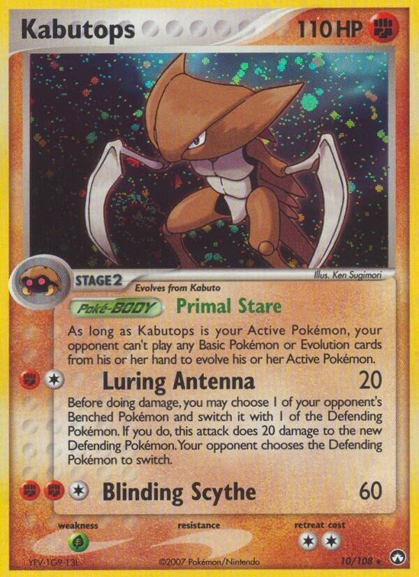 Image for Kabutops (10/108) (EX Power Keepers) (PK) - Pokemon