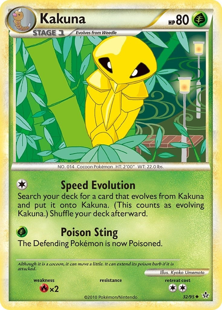 Image for Kakuna (32/95) (Unleashed) (UL) - Pokemon