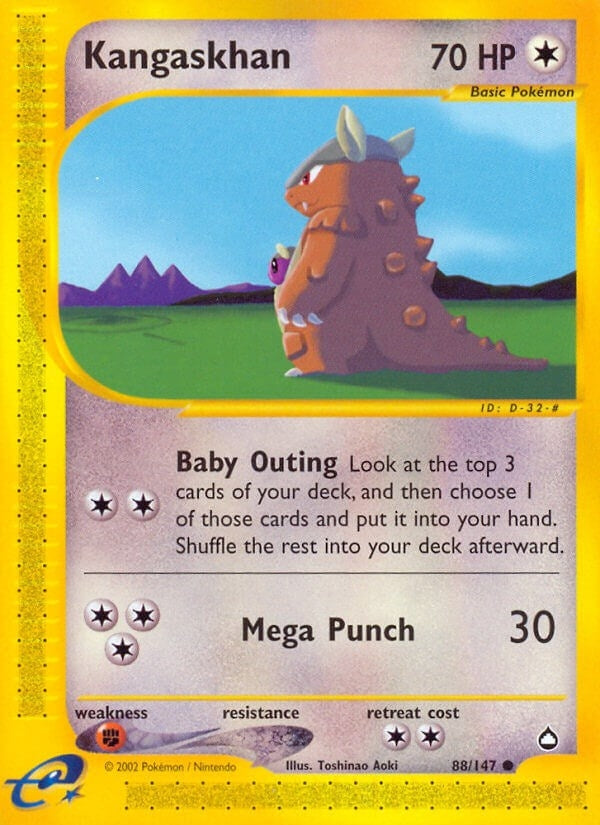 Image for Kangaskhan (088/147) (Aquapolis) (AQ) - Pokemon