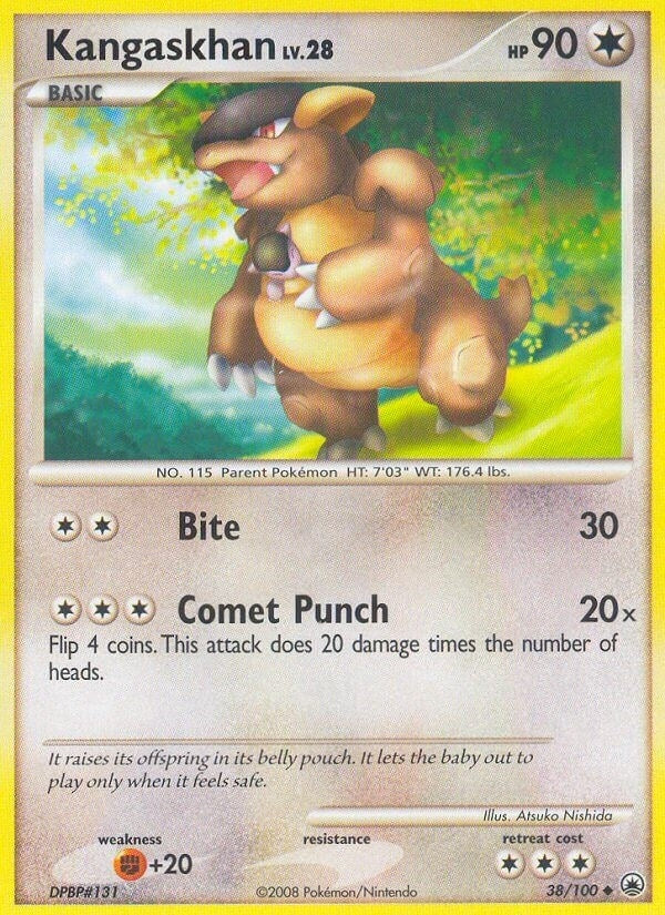 Image for Kangaskhan (38/100) (Majestic Dawn) (MD) - Pokemon