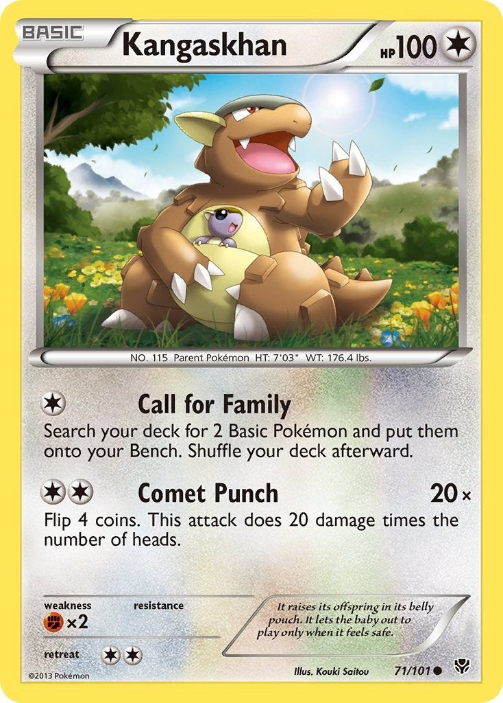 Image for Kangaskhan (71/101) (Plasma Blast) (PLB) - Pokemon