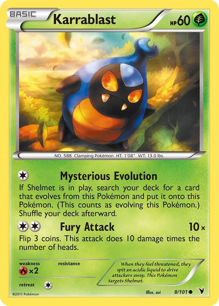 Image for Karrablast (8/101) (Noble Victories) (NVI) - Pokemon