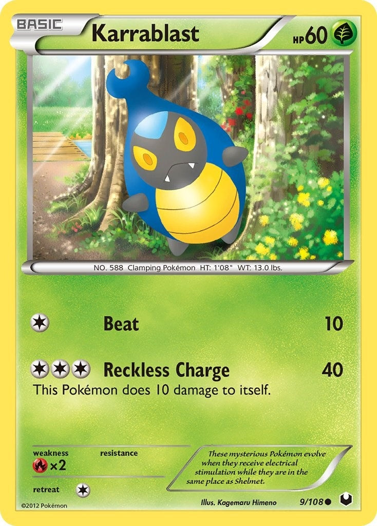 Image for Karrablast (9/108) (Dark Explorers) (DEX) - Pokemon