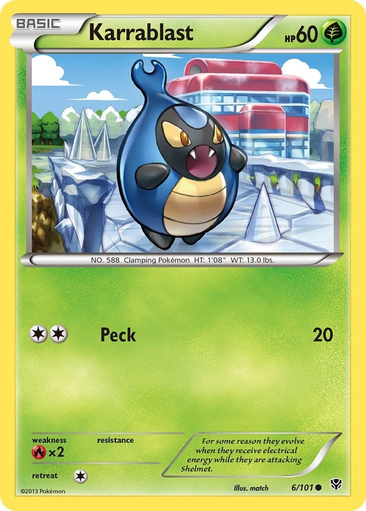 Image for Karrablast (6/101) (Plasma Blast) (PLB) - Pokemon