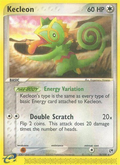Image for Kecleon (18/100) (EX Sandstorm) (SS) - Pokemon