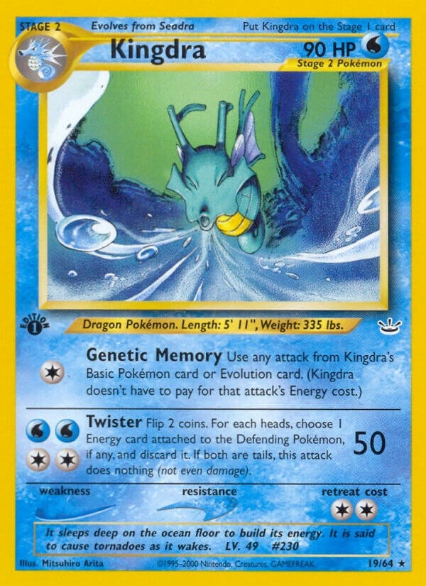 Image for Kingdra (19/64) (Neo Revelation) (N3) - Pokemon