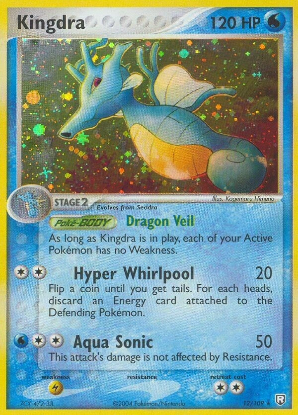 Image for Kingdra (12/109) (EX Team Rocket Returns) (RR) - Pokemon