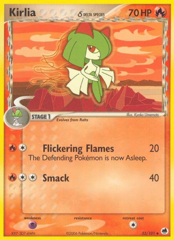 Image for Kirlia (Delta Species) (33/101) (EX Dragon Frontiers) (DF) - Pokemon
