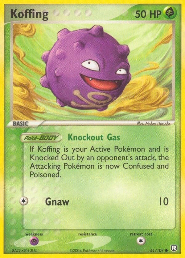 Image for Koffing (61/109) (EX Team Rocket Returns) (RR) - Pokemon