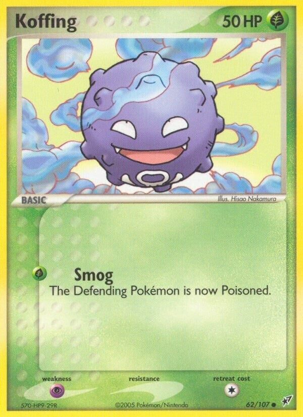 Image for Koffing (62/107) (EX Deoxys) (DX) - Pokemon