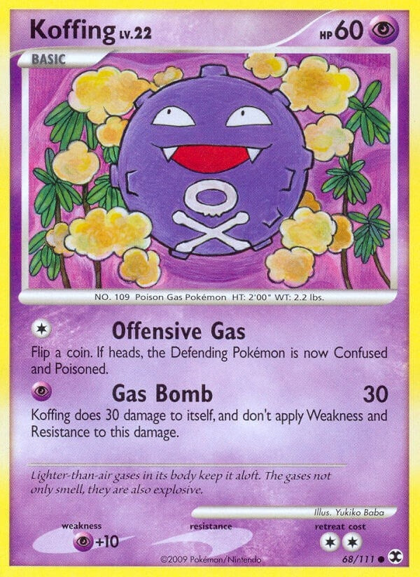 Image for Koffing (68/111) (Rising Rivals) (RR) - Pokemon