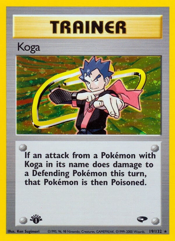 Image for Koga (19) (019/132) (Gym Challenge) (G2) - Pokemon