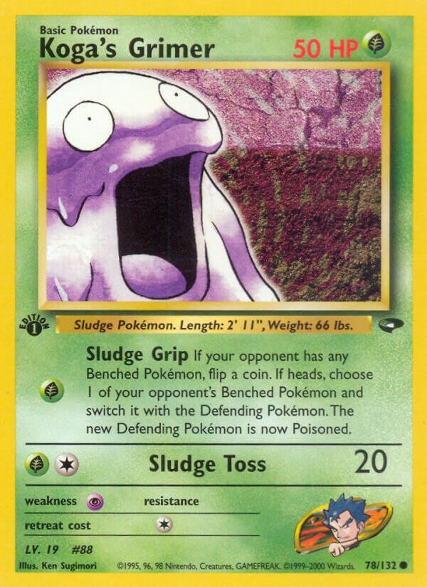 Image for Koga's Grimer (078/132) (Gym Challenge) (G2) - Pokemon