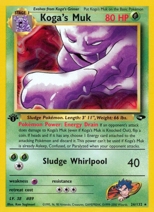 Image for Koga's Muk (026/132) (Gym Challenge) (G2) - Pokemon