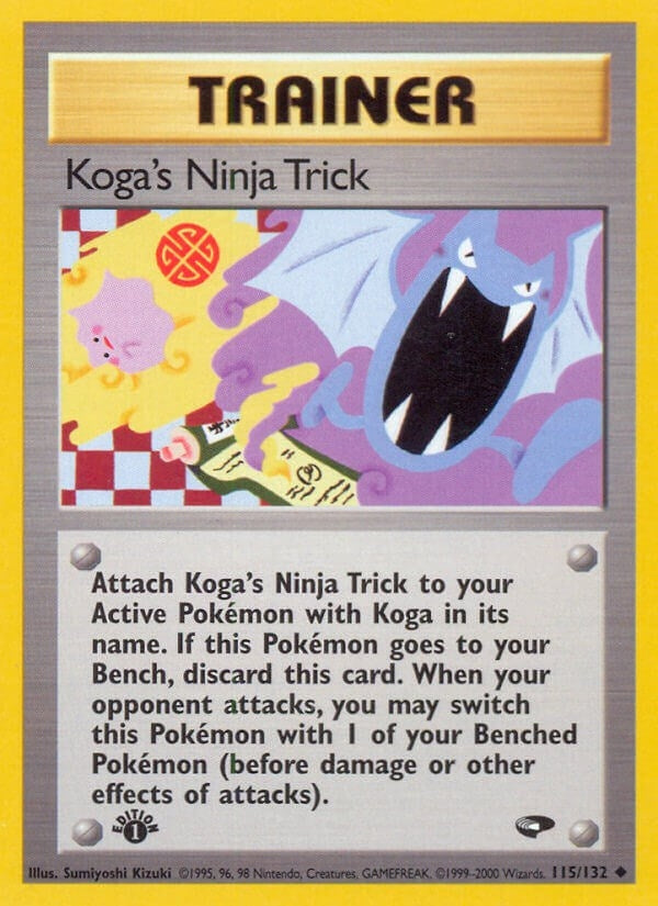 Image for Koga's Ninja Trick (115/132) (Gym Challenge) (G2) - Pokemon