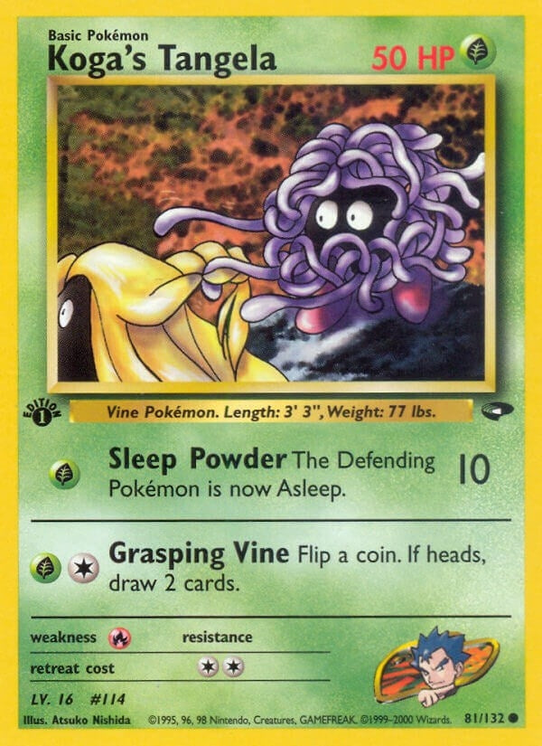 Image for Koga's Tangela (081/132) (Gym Challenge) (G2) - Pokemon