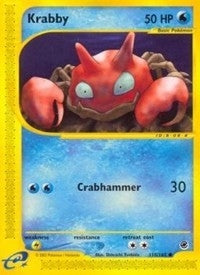 Image for Krabby (115/165) (Expedition) (EX) - Pokemon