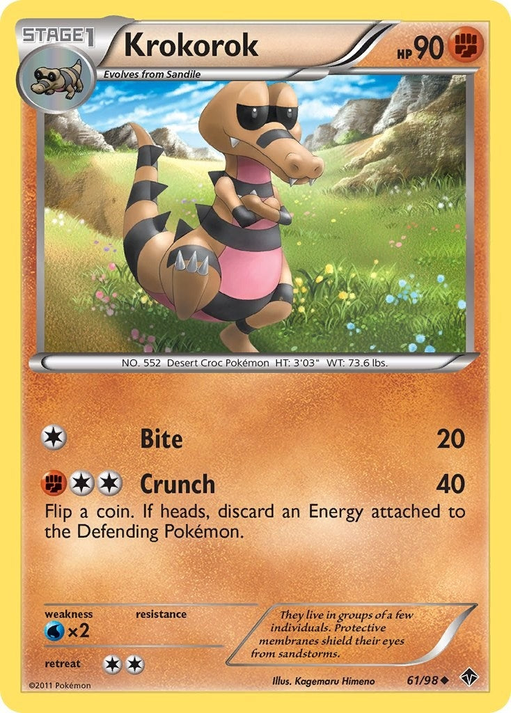 Image for Krokorok (61/98) (Emerging Powers) (EPO) - Pokemon