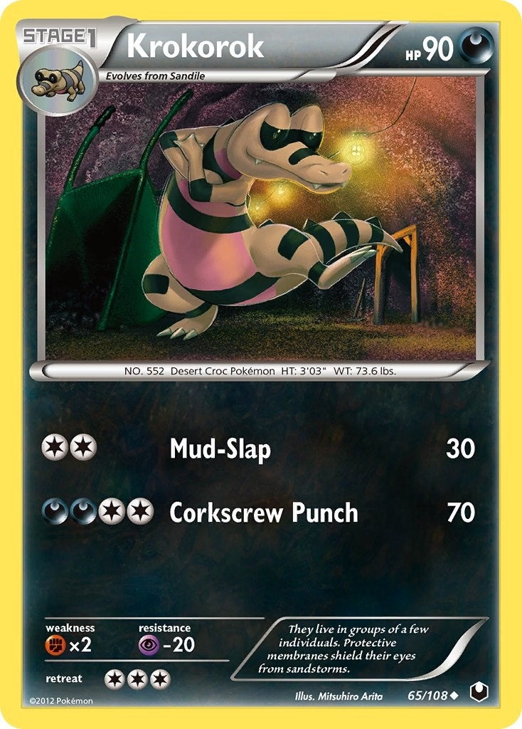 Image for Krokorok (65/108) (Dark Explorers) (DEX) - Pokemon