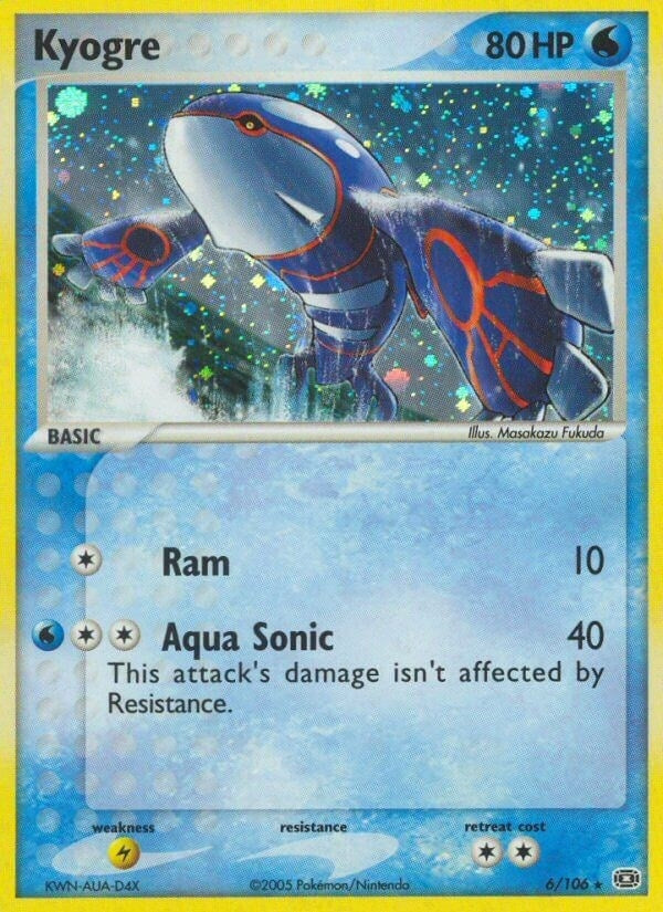 Image for Kyogre (6/106) (EX Emerald) (EM) - Pokemon