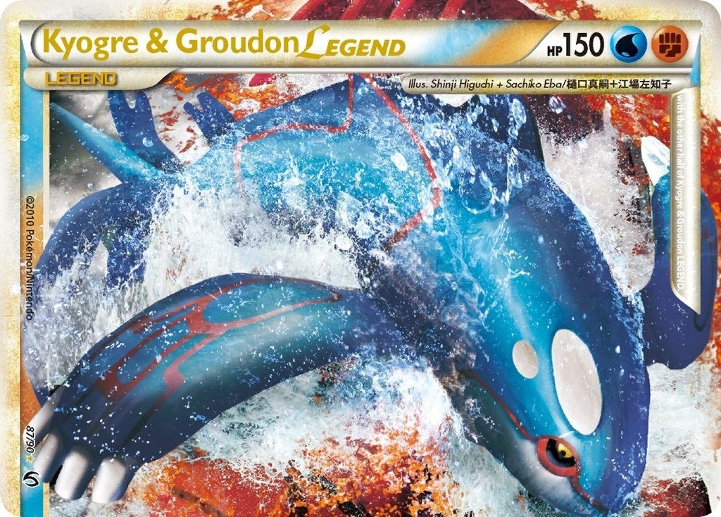 Image for Kyogre & Groudon Legend (Top) (87/90) (Undaunted) (UD) - Pokemon