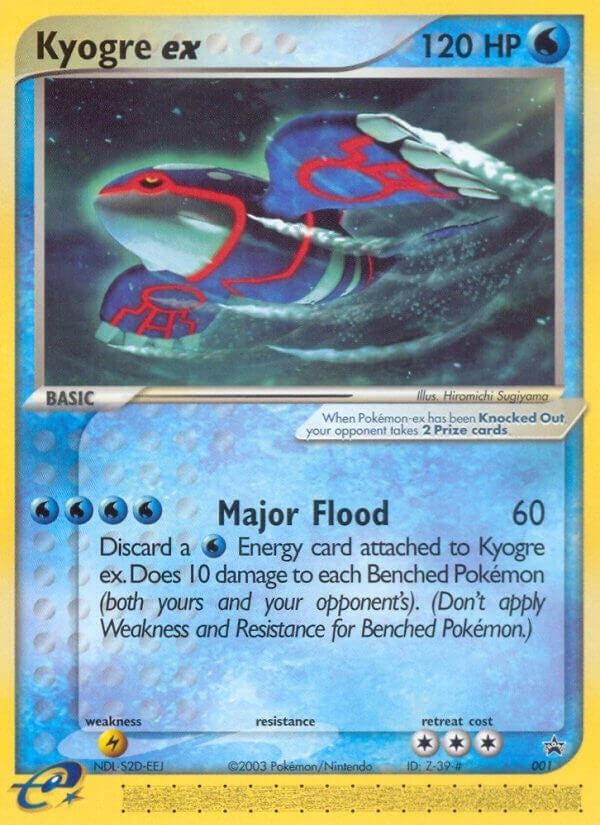 Image for Kyogre ex - 001 (Nintendo Power Magazine) (001) (Nintendo Promos) (PR) - Pokemon