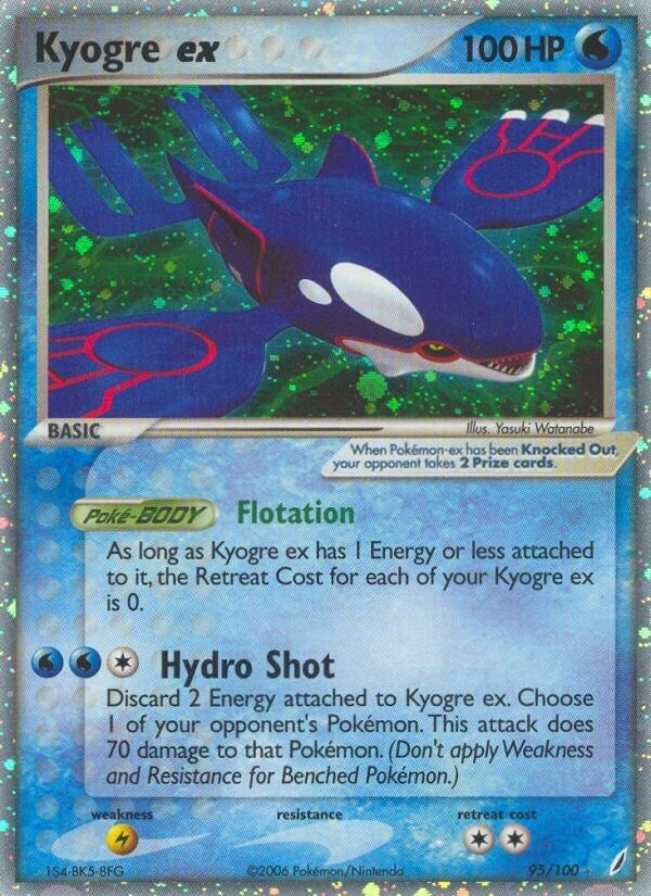 Image for Kyogre ex (95/100) (EX Crystal Guardians) (CG) - Pokemon