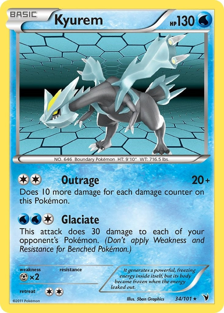 Image for Kyurem (34/101) (Noble Victories) (NVI) - Pokemon