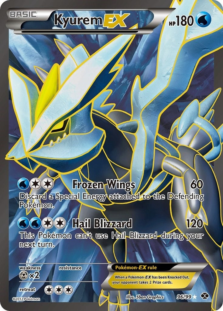 Image for Kyurem EX (96 Full Art) (96/99) (Next Destinies) (NXD) - Pokemon