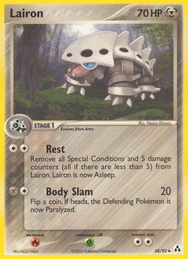 Image for Lairon (38/92) (EX Legend Maker) (LM) - Pokemon