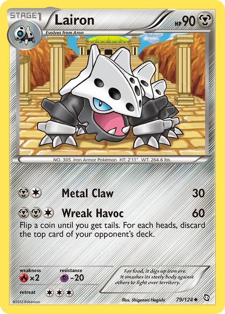 Image for Lairon (79/124) (Dragons Exalted) (DRX) - Pokemon