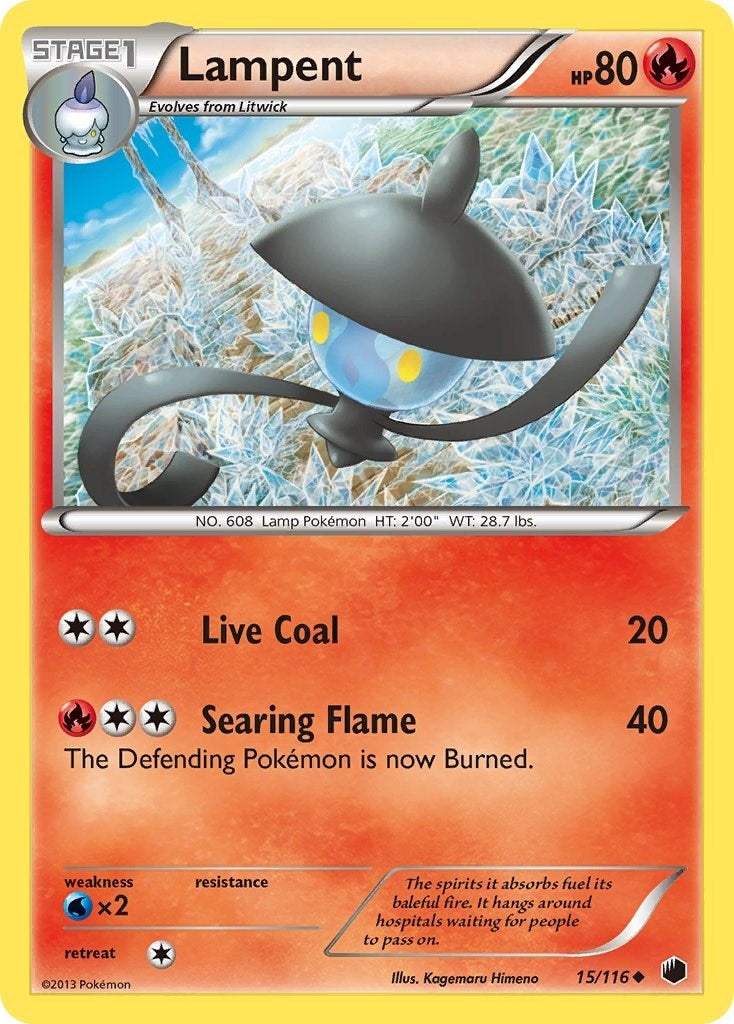Image for Lampent (15/116) (Plasma Freeze) (PLF) - Pokemon