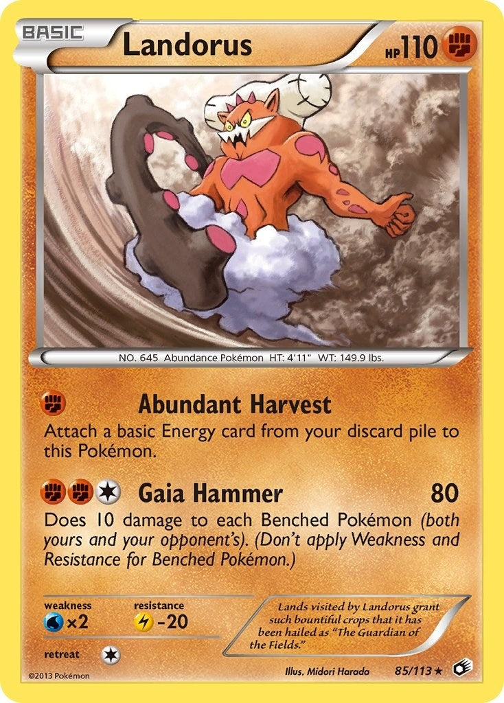 Image for Landorus (85/113) (Legendary Treasures) (LTR) - Pokemon