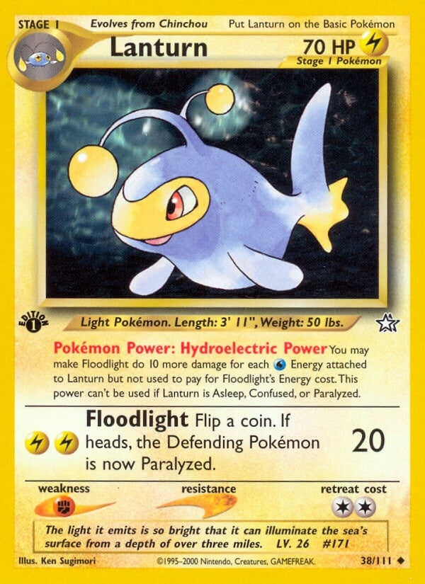 Image for Lanturn (038/111) (Neo Genesis) (N1) - Pokemon