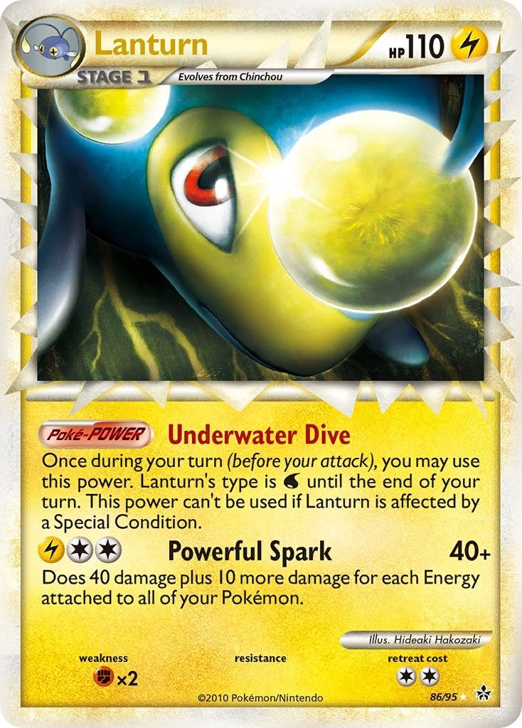 Image for Lanturn (Prime) (86/95) (Unleashed) (UL) - Pokemon