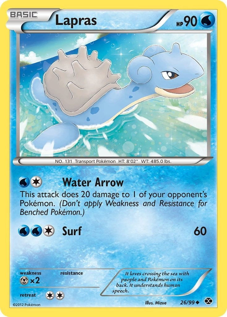 Image for Lapras (26) (26/99) (Next Destinies) (NXD) - Pokemon
