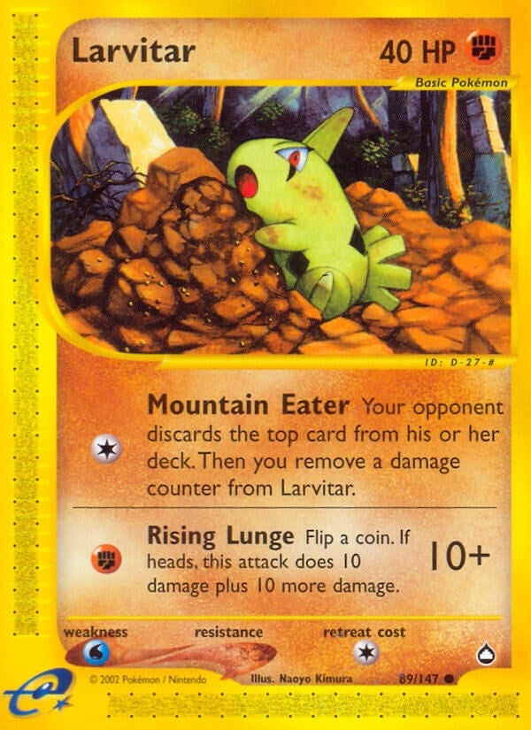 Image for Larvitar (089/147) (Aquapolis) (AQ) - Pokemon