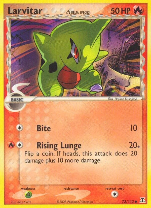 Image for Larvitar (Delta Species) (73/113) (EX Delta Species) (DS) - Pokemon