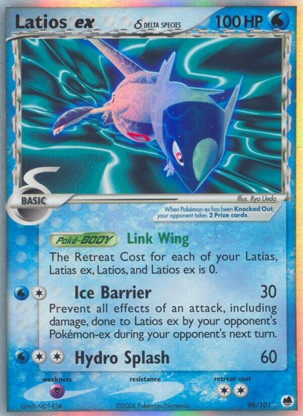 Image for Latios ex (Delta Species) (96/101) (EX Dragon Frontiers) (DF) - Pokemon