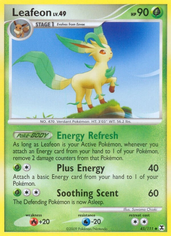 Image for Leafeon (45/111) (Rising Rivals) (RR) - Pokemon