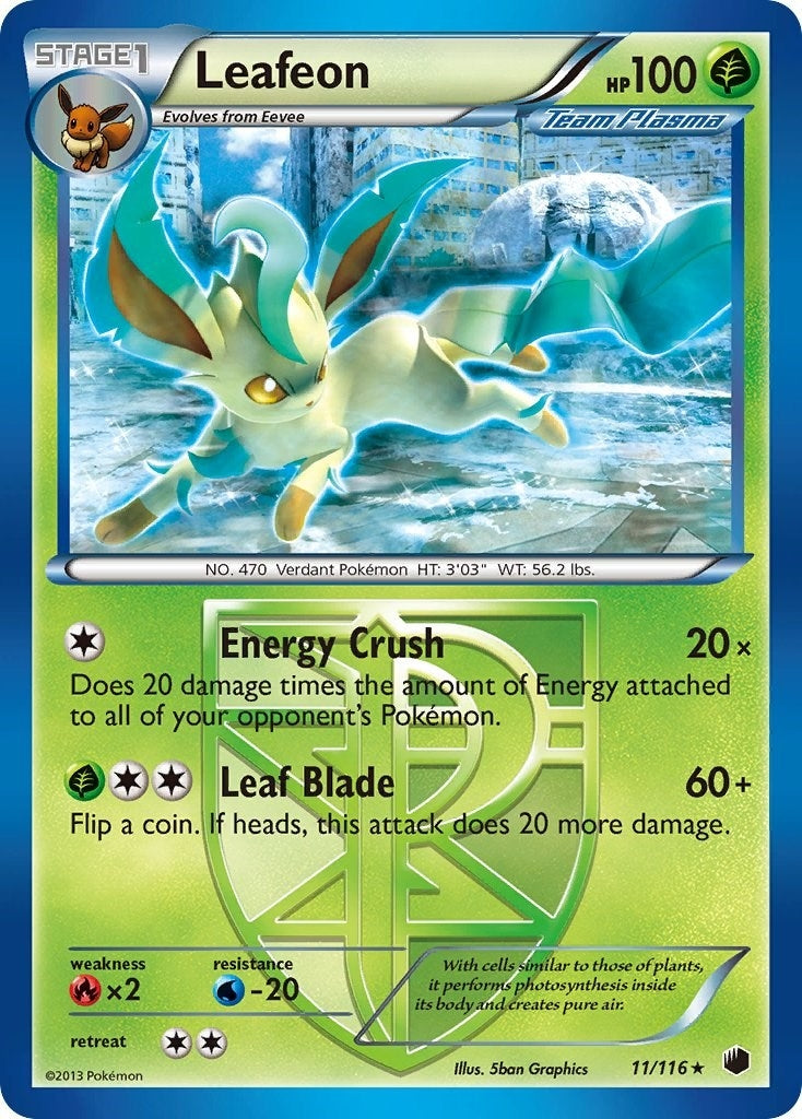 Image for Leafeon (Team Plasma) (11/116) (Plasma Freeze) (PLF) - Pokemon
