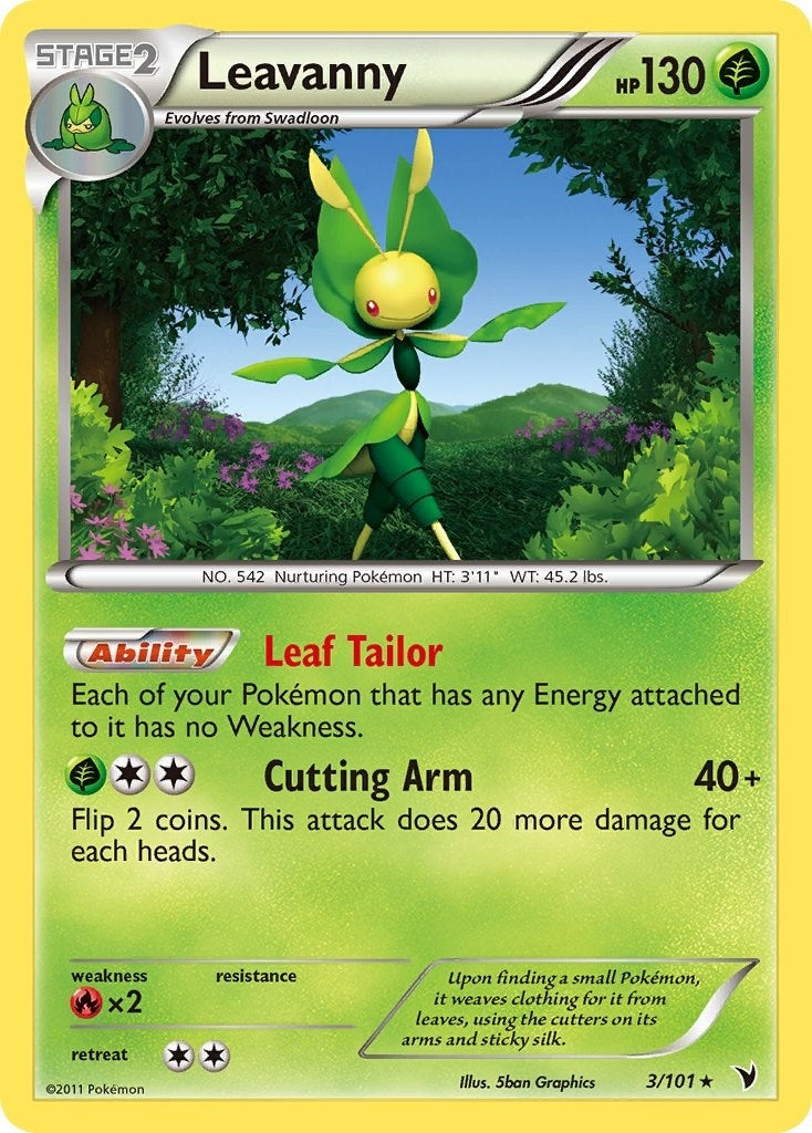 Image for Leavanny (3/101) (Noble Victories) (NVI) - Pokemon
